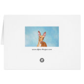 Peinture Pharaon Hound - Cute Original Chien Art (Dos Horizontal)