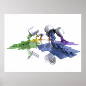 Peinture Pixels - affiche (Devant)