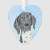 Peinture pointeur germanique - Art original (devant)