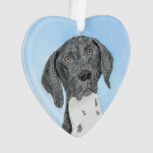 Peinture pointeur germanique - Art original (devant)