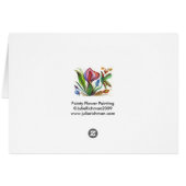 Peinture pointue de fleur (Dos Horizontal)