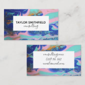 peinture pour carte de visite (Devant / Derrière)