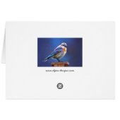 Peinture pour oiseaux bleus (femelle) - Art origin (Dos Horizontal)