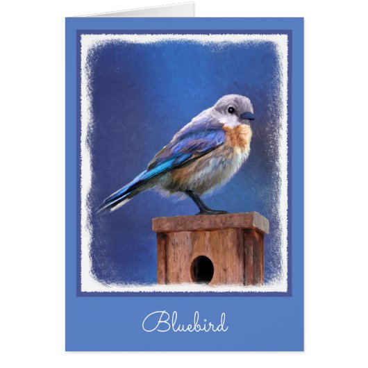 Peinture pour oiseaux bleus (femelle) - Art origin (Devant)