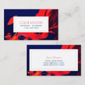 Peinture professionnelle, Peintre Carte de visite (Devant / Derrière)