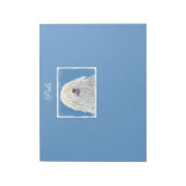 Peinture Puli - Bloc-notes original pour chien mig (Tourné)