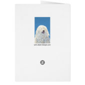 Peinture Puli - Cute Original Chien Art (Dos)