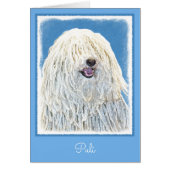 Peinture Puli - Cute Original Chien Art (Devant)