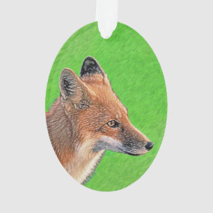 Peinture Red Fox - Art original de la faune