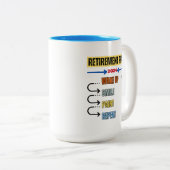 Peinture - Régime de retraite 2024 Mug (Devant droit)