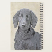 Peinture Retriever à revêtement plat - Art Chien o (Dos)