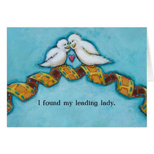 Peinture romantique de cuir épais de film d'amant (Devant horizontal)