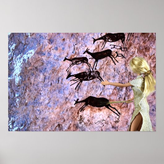 Peinture Rupestre. affiche (Devant)