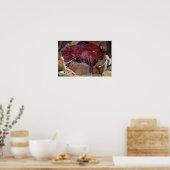 Peinture Rupestre. affiche (Cuisine)