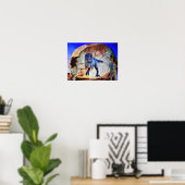 Peinture Rupestre. affiche (Bureau à domicile)