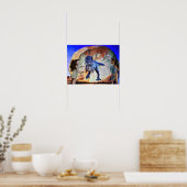 Peinture Rupestre. affiche (Cuisine)