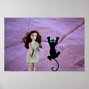 Peinture Rupestre. affiche