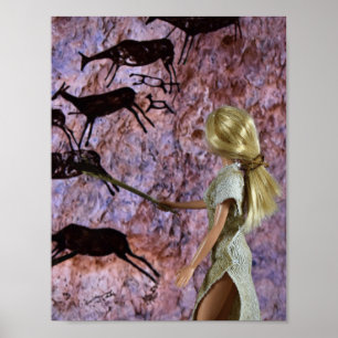 Peinture Rupestre. affiche