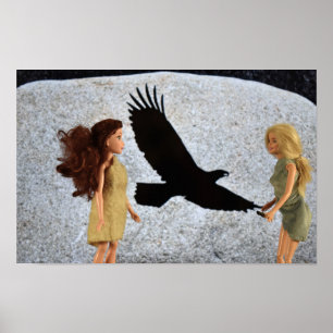 Peinture Rupestre. affiche