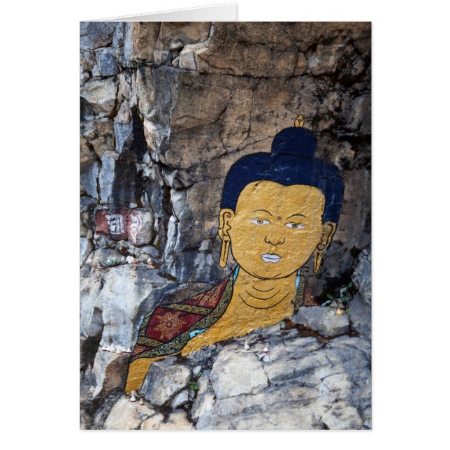 Peinture rupestre de Bouddha (Devant)