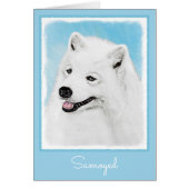 Peinture Samoyed - Cute Original Chien Art (Devant)