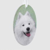 Peinture Samoyed - Cute Original Chien Art (devant)