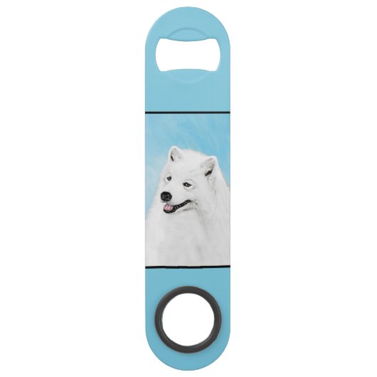 Peinture Samoyed - Cute Original Chien Art (Dos)