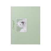 Peinture Samoyed - Magnifique Bloc-notes d'art ori (Tourné)