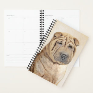 Peinture Shar Pei - Cute Original Chien Art