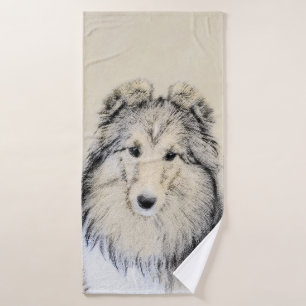 Peinture Shetland Sheepdog - Jolie art original ch