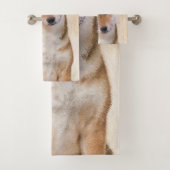 Peinture Shiba Inu (Rouge) - Art Chien original (En situation)