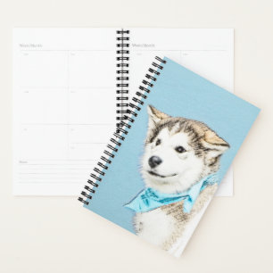 Peinture Sibérienne Husky Puppy - Art Chien origin