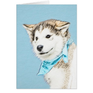 Peinture Sibérienne Husky Puppy - Art Chien origin