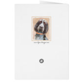 Peinture Spinone Italiano - Belle Art Original Chi (Dos)