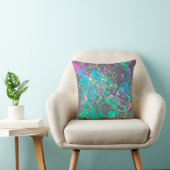Peinture splash art jeter coussin oreiller (Chaise)