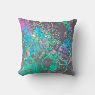 Peinture splash art jeter coussin oreiller