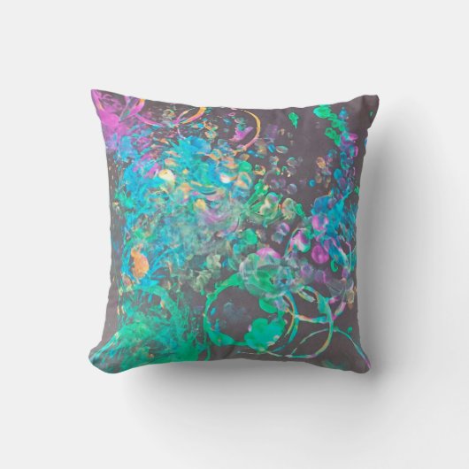 Peinture splash art jeter coussin oreiller (Recto)