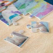 PEINTURE SPLATÉRÉ PUZZLE DALMATIQUE PUPPY. JIGSAW  (Côté)