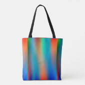 Peinture Spray Sac fourre-tout orange et bleu (Dos)