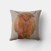 Peinture sur coussin de vache de la région des Hig (Verso)