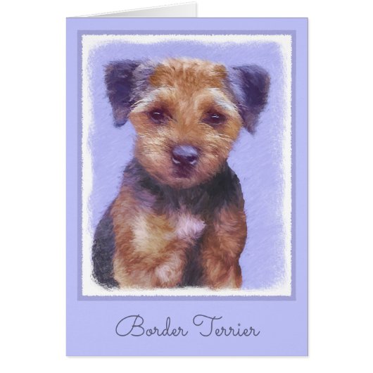 Peinture sur la frontière de Terrier - jolie art o (Devant)