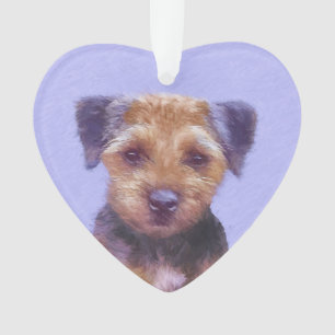 Peinture sur la frontière de Terrier - jolie art o