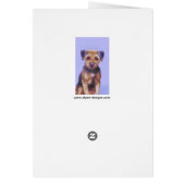 Peinture sur la frontière de Terrier - jolie art o (Dos)