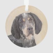 Peinture sur pilon bleu - Cute Original Dog Ar (dos)