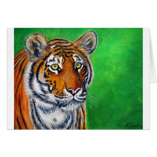 Peinture sur tigre (Devant horizontal)