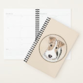 Peinture Terrier de Renard de fil - Cute Original (Devant avec enveloppe)