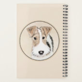 Peinture Terrier de Renard de fil - Cute Original  (Dos)