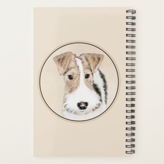 Peinture Terrier de Renard de fil - Cute Original (Dos)