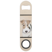 Peinture Terrier de Renard de fil - Cute Original  (Dos)