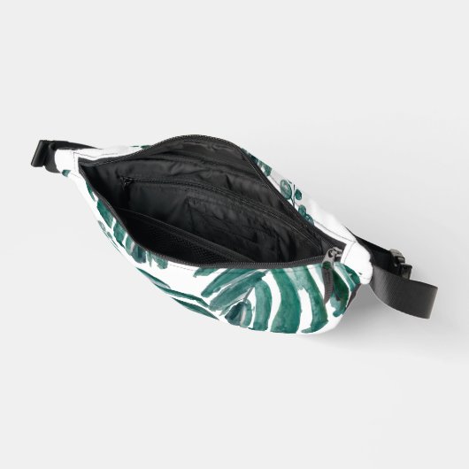 Peinture tropicale à feuilles vertes botaniques (Ouvrir)